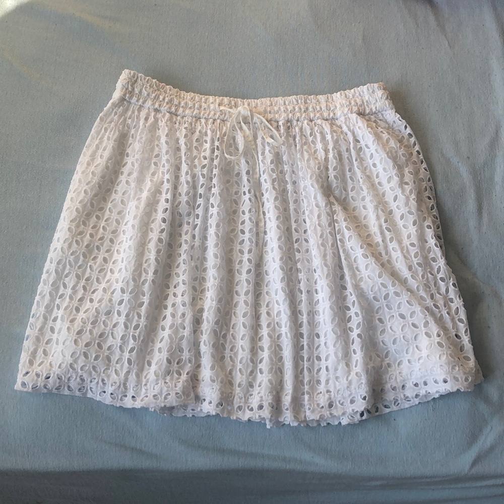 Madewell Bayfront Eyelet Skirt - Picture 2 of 7
